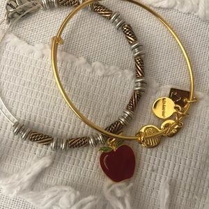 Alex and ani teacher bracelet set